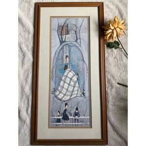 P Buckley Moss "My Hands to Thee" Print 1013/5000 Rare